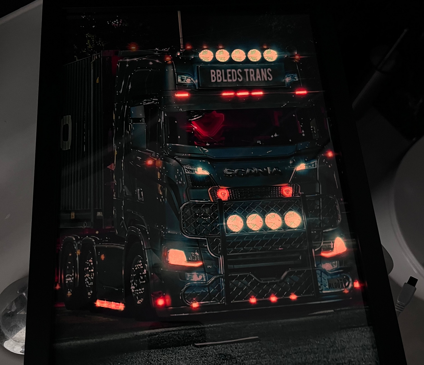 Ramka LED / Tir Scania