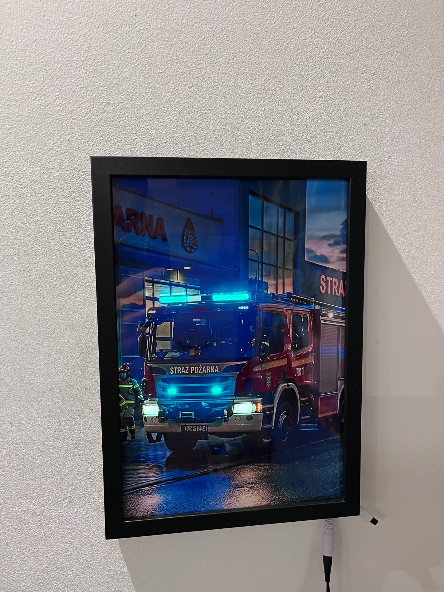 Ramka LED / Straż Pożarna