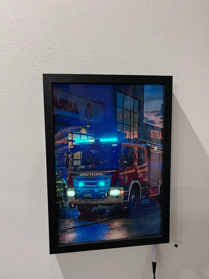 Ramka LED / Straż Pożarna